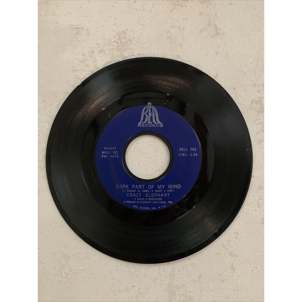 Crazy Elephant 45 Dark Part of My Mind / Gimme Gimme Good Lovin' BELL 763 VG+